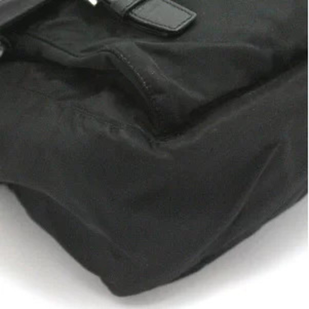 Prada Triangle Logo Shoulder Bag Black - Picture 4 of 6